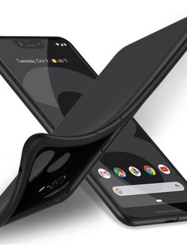 Slim Matte Soft TPU Case for Google Pixel 3a - Black