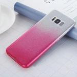 Two Tone Glitter Case for Samsung Galaxy S8 Plus - Hot Pink