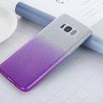 Two Tone Glitter Case for Samsung Galaxy S8 - Purple