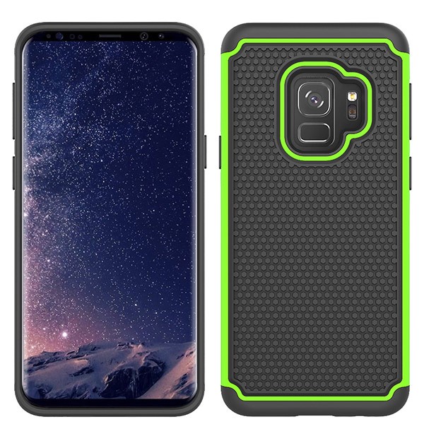 Anti Drop Total Defense Case for Samsung Galaxy S9 Plus - Green
