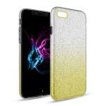 Two Tone Glitter Case for Apple iPhone 6/6S Plus - Yellow
