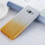 Two Tone Glitter Case for Samsung Galaxy S8 Plus - Yellow