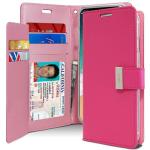 Goospery Rich Diary Wallet Case for Samsung Galaxy S10 Plus - Hot Pink