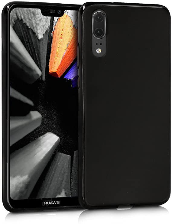 Slim Matte Soft TPU Case for Huawei P20 - Black