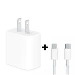 iPhone Series 16 USB-C Wall Power Adapter with USB-C to USB-C Cable in Retail Packaging (35W)