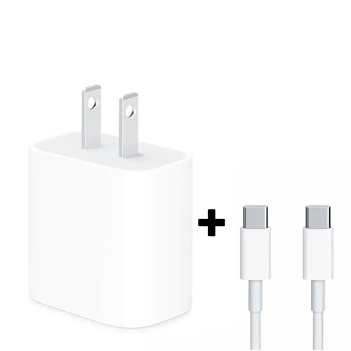 iPhone Series 16 USB-C Wall Power Adapter with USB-C to USB-C Cable in Retail Packaging (35W)