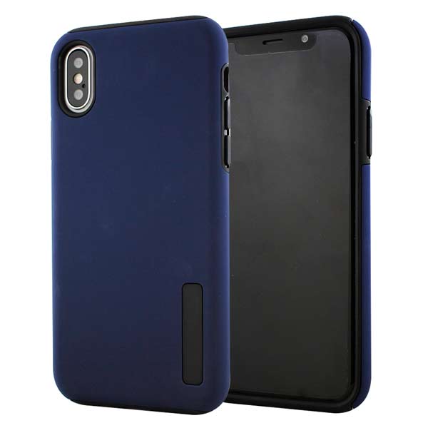 Hybrid Shock Absorbing Case for Samsung Galaxy J3 2018 - Navy Blue