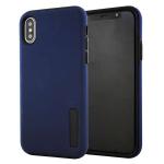 Hybrid Shock Absorbing Case for Moto One Action - Navy Blue