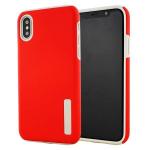 Hybrid Shock Absorbing Case for Moto One Action - Red