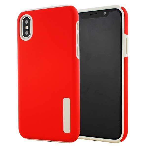 Hybrid Shock Absorbing Case for Samsung Galaxy A10 - Red