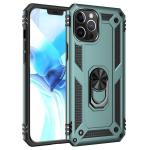 Armor Hybrid Military Case with Ring Kickstand for Apple iPhone 12 Mini - Dark Green