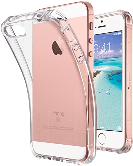Slim Clear Soft TPU Case for Apple iPhone 5/5S/SE (2016) - Clear