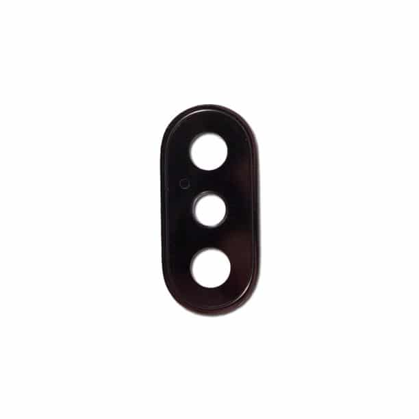 Back Camera Lens With Bracket Compatible for iPhone X - Black
