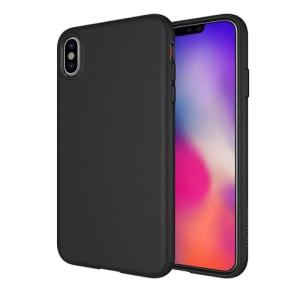 Slim Matte Soft TPU Case for Apple iPhone XS Max - Black