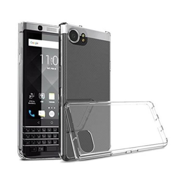Slim Clear Soft TPU Case for Blackberry KEY2  - Clear