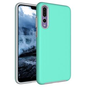 Triangle Shockproof Case with Anti Slip Grains for Huawei P30 - Teal