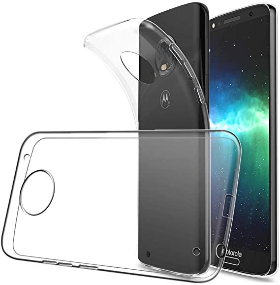 Slim Clear Soft TPU Case for Moto G6 Play - Clear