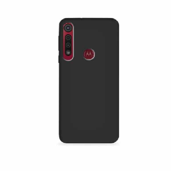 Slim Matte Soft TPU Case for Moto G8 Play - Black