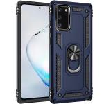 Armor Hybrid Military Case with Ring Kickstand for Samsung Galaxy A03S (CA Model) - Navy Blue