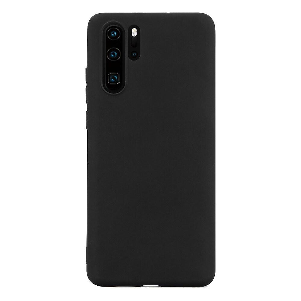 Slim Matte Soft TPU Case for Huawei P30 Pro - Black