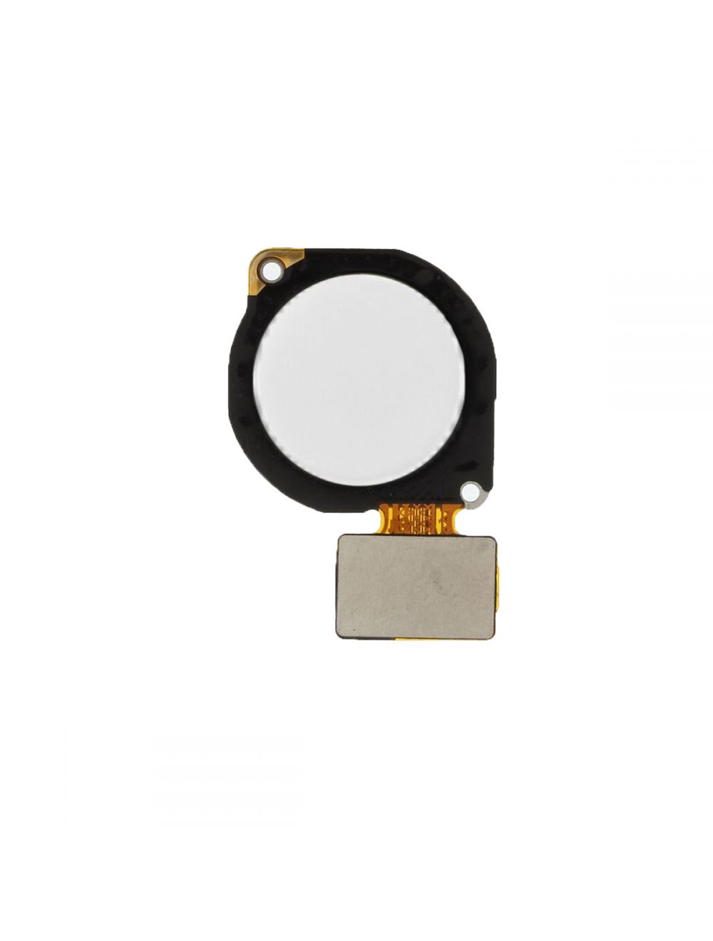 Home Button With Flex Compatible for Huawei P30 Lite - White