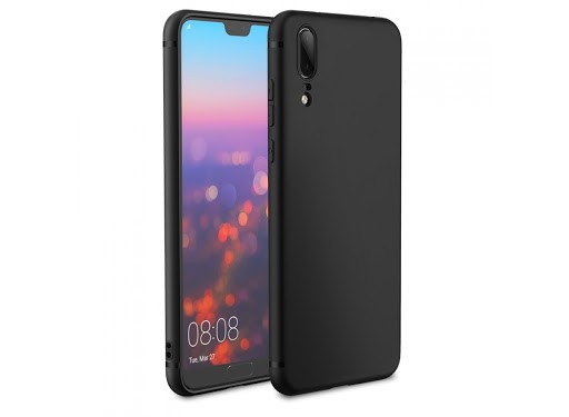 Slim Matte Soft TPU Case for Huawei P20 Pro - Black