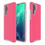 Triangle Shockproof Case with Anti Slip Grains for Samsung Galaxy Note 10 - Hot Pink