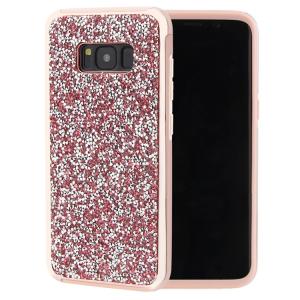 Hybrid Premium Diamond Bling Shockproof Phone Case for Samsung Galaxy S8 Plus - Hot Pink