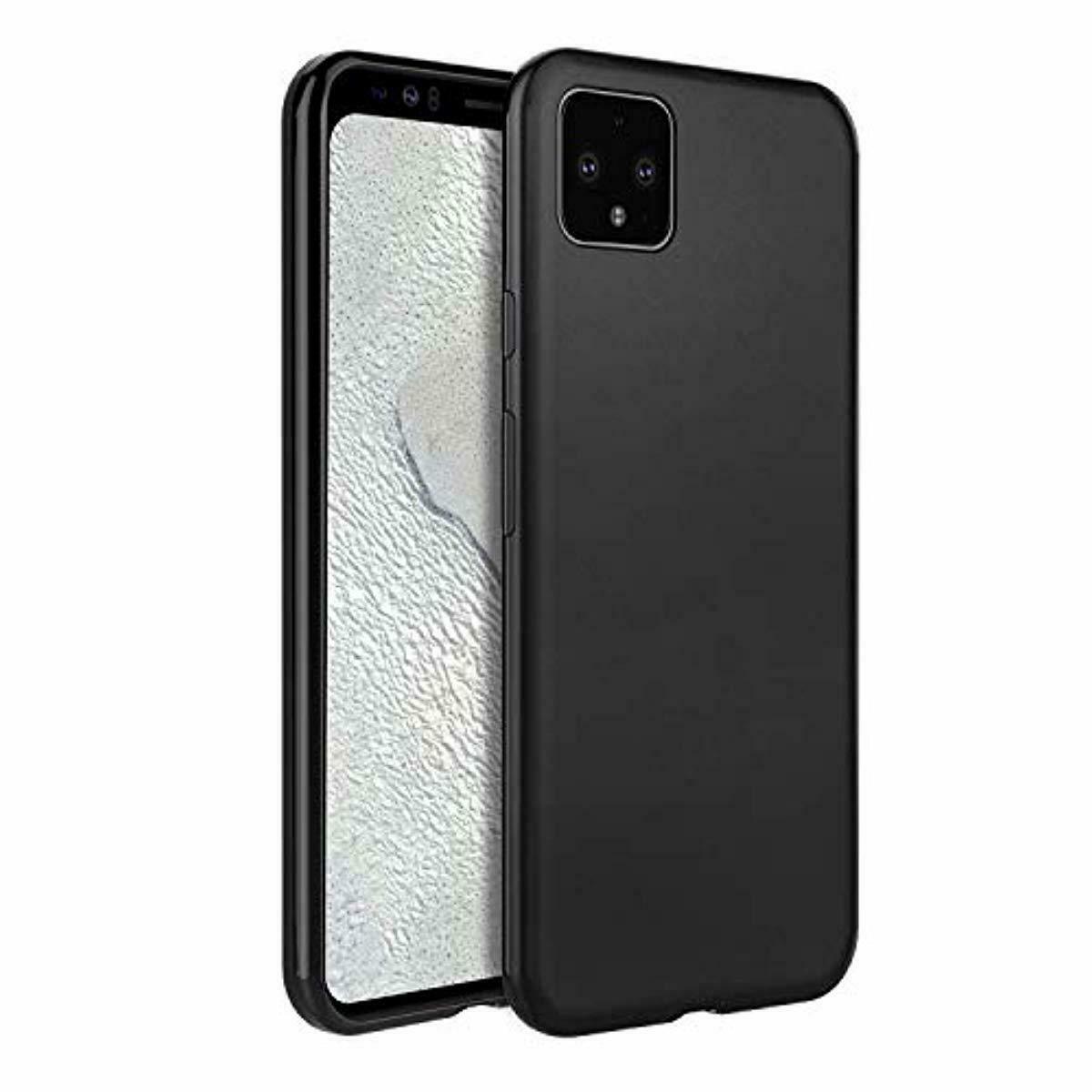 Slim Matte Soft TPU Case for Google Pixel 4 - Black