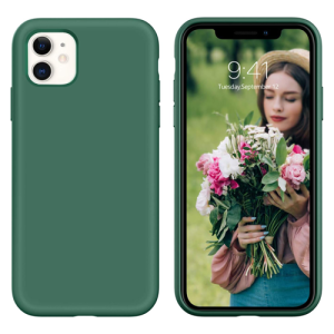 Premium Silicone Case for Apple iPhone 11 - Light Green