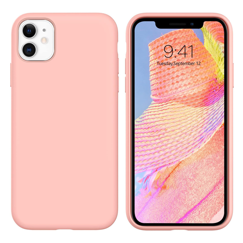 Premium Silicone Case for Apple iPhone 11 - Peach
