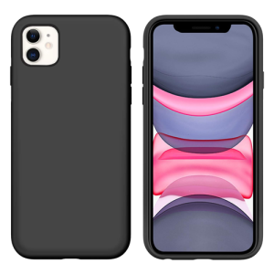 Premium Silicone Case for Apple iPhone 11 - Black