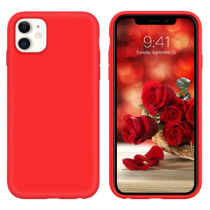 Premium Silicone Case for Apple iPhone 11 - Red