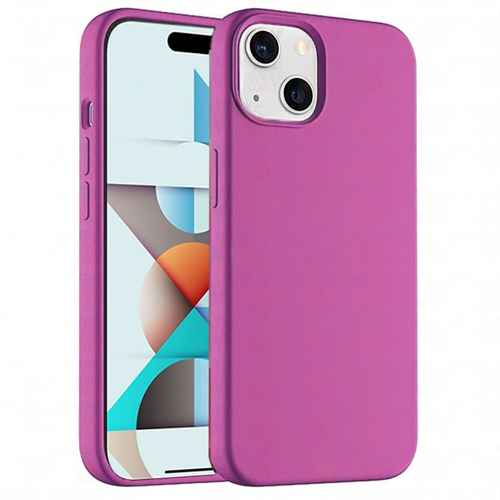 Premium Silicone Case for Apple iPhone 15 - Hot Pink