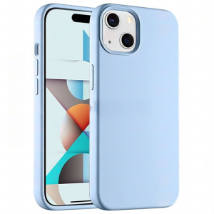 Premium Silicone Case for Apple iPhone 13 / 14 - Sky Blue