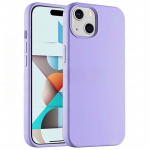 Premium Silicone Case for Apple iPhone 15 - Light Purple