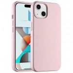 Premium Silicone Case for Apple iPhone 14 Plus / 15 Plus - Sand Powder
