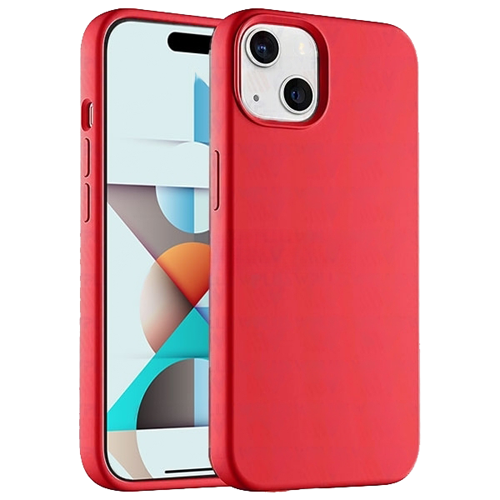 Premium Silicone Case for Apple iPhone 13 / 14 - Red