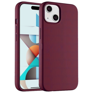 Premium Silicone Case for Apple iPhone 13 / 14 - Wine