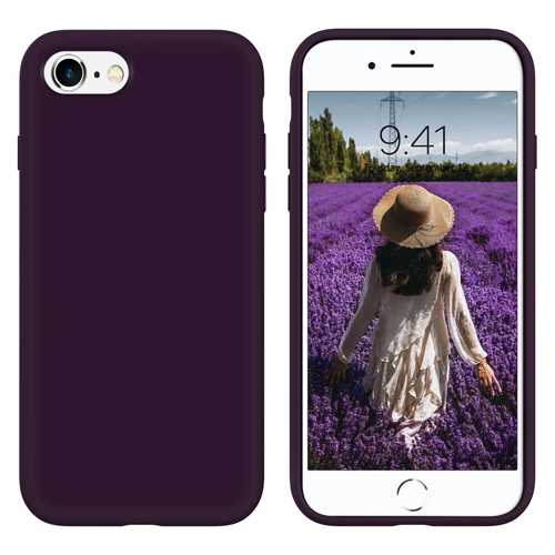 Premium Silicone Case for Apple iPhone 16e / 17e - Deep Purple