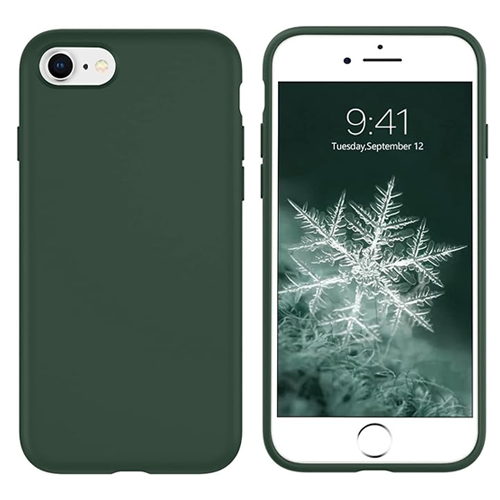 Premium Silicone Case for Apple iPhone 16e / 17e - Forest Green