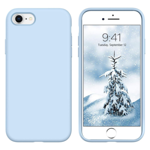 Premium Silicone Case for Apple iPhone 16e / 17e - Sky Blue