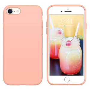 Premium Silicone Case for Apple iPhone 16e / 17e - Peach