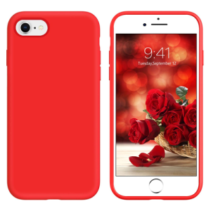 Premium Silicone Case for Apple iPhone 16e / 17e - Red