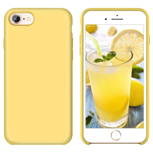 Premium Silicone Case for Apple iPhone 16e / 17e - Yellow