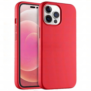 Premium Silicone Case for Apple iPhone 16 Pro - Red