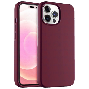 Premium Silicone Case for Apple iPhone 13 Pro Max - Wine