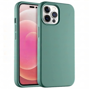 Premium Silicone Case for Apple iPhone 12 / 12 Pro - Light Green