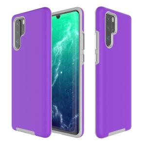 Triangle Shockproof Case with Anti Slip Grains for Samsung Galaxy Note 10 - Purple