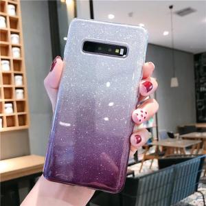Two Tone Glitter Case for Samsung Galaxy S10E - Purple